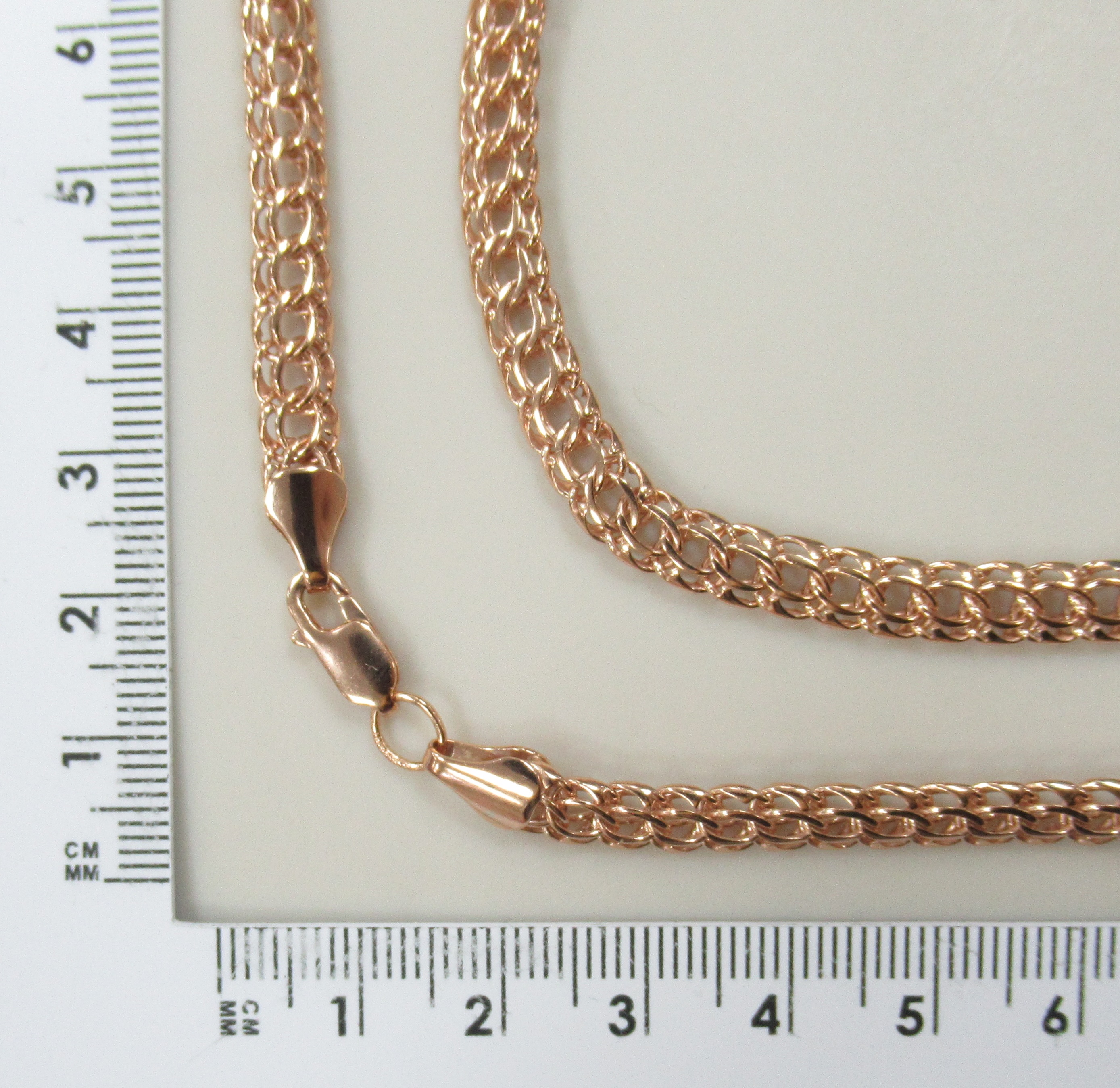 Серебряная цепь плетение "Питон"